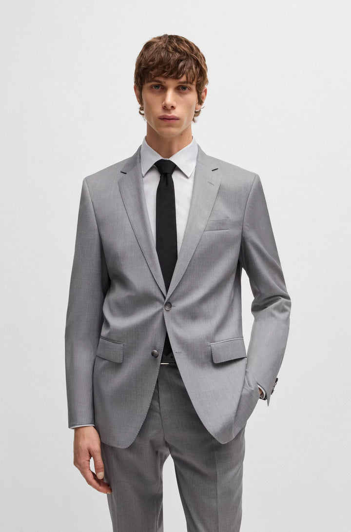 Boss Slim-fit suit in performance wool serge