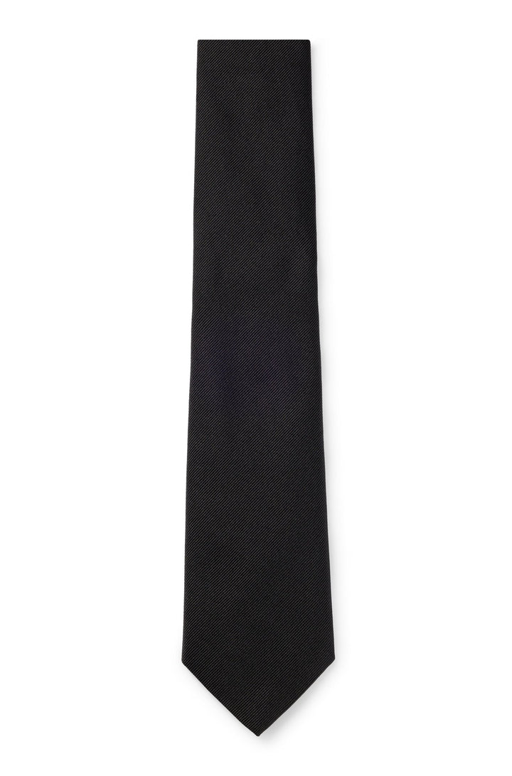 Boss Formal tie in silk jacquard