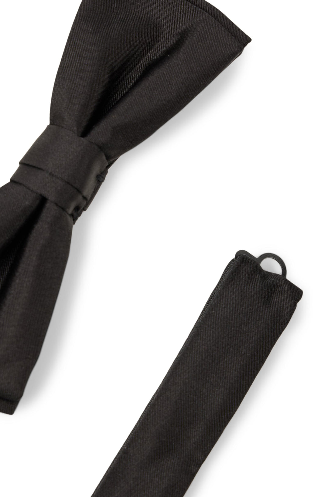 Boss Italian-made bow tie in silk jacquard