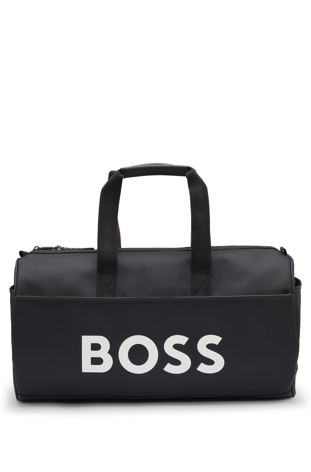 BOSS x Matteo Berrettini Faux-leather holdall with contrast logo