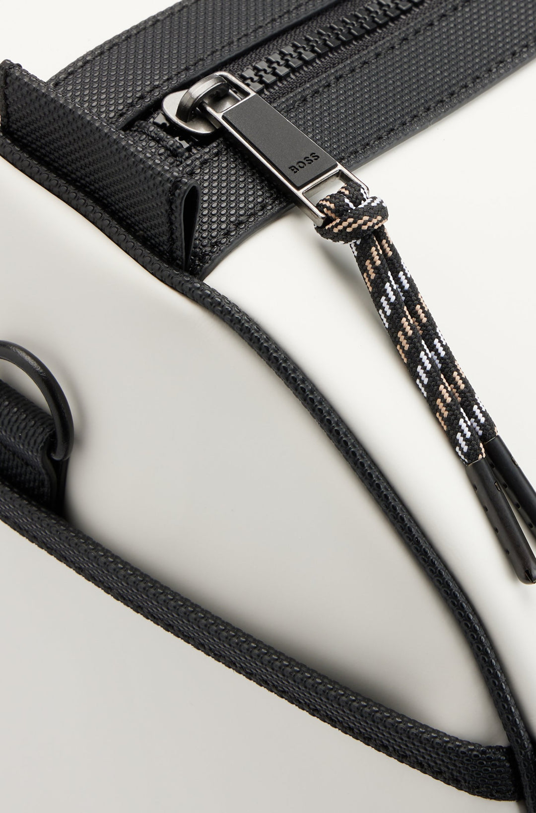 BOSS x Matteo Berrettini Faux-leather holdall with contrast logo