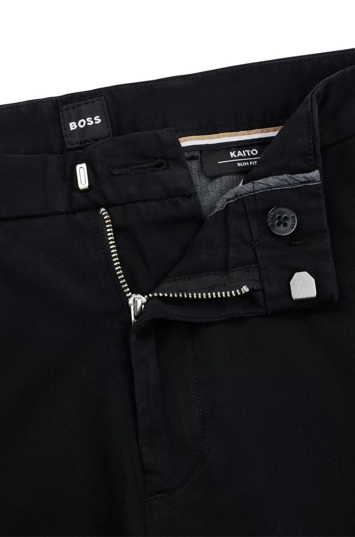 Boss Slim-fit chinos in stretch-cotton gabardine