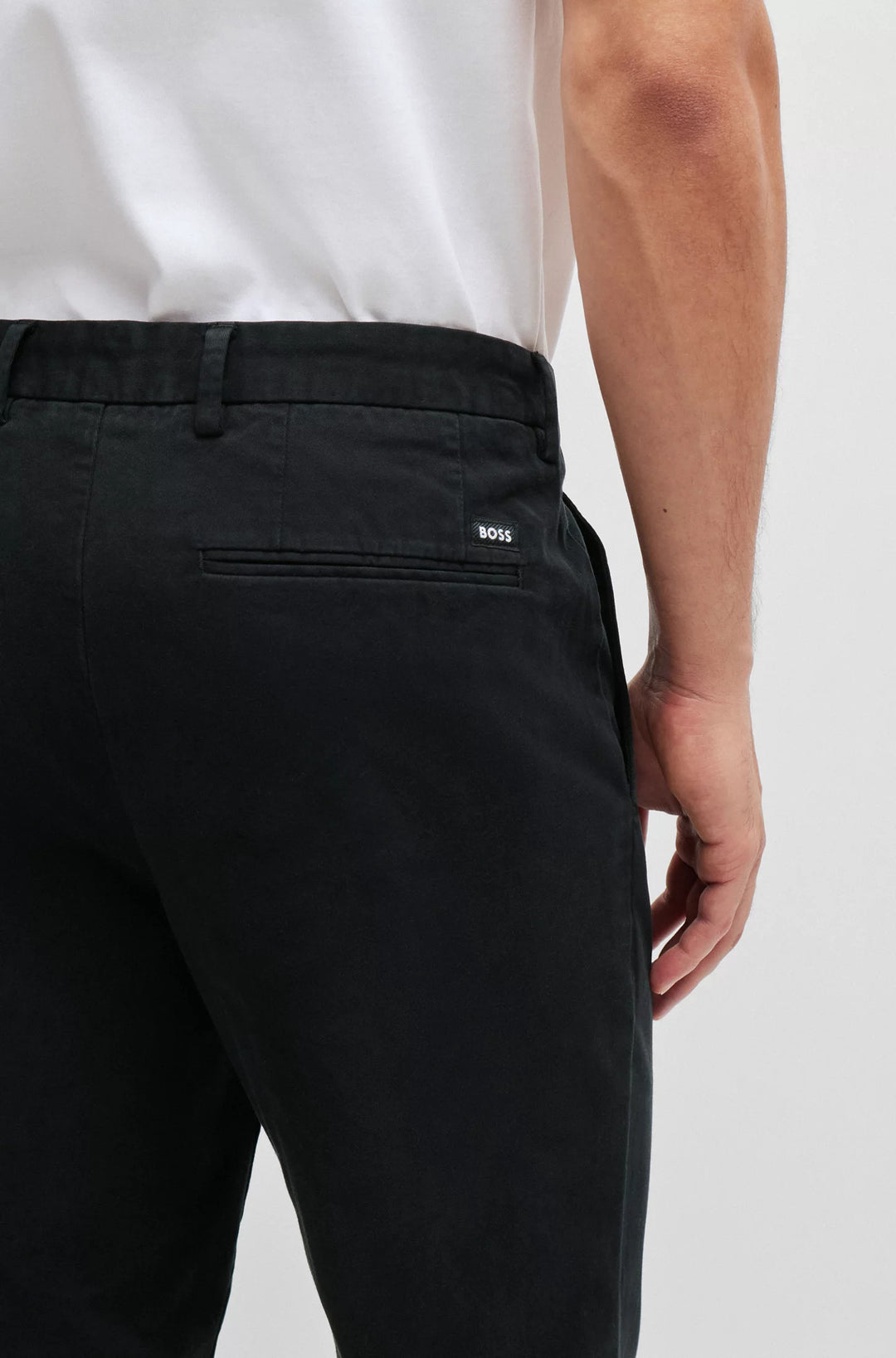 Boss Slim-fit chinos in stretch-cotton gabardine