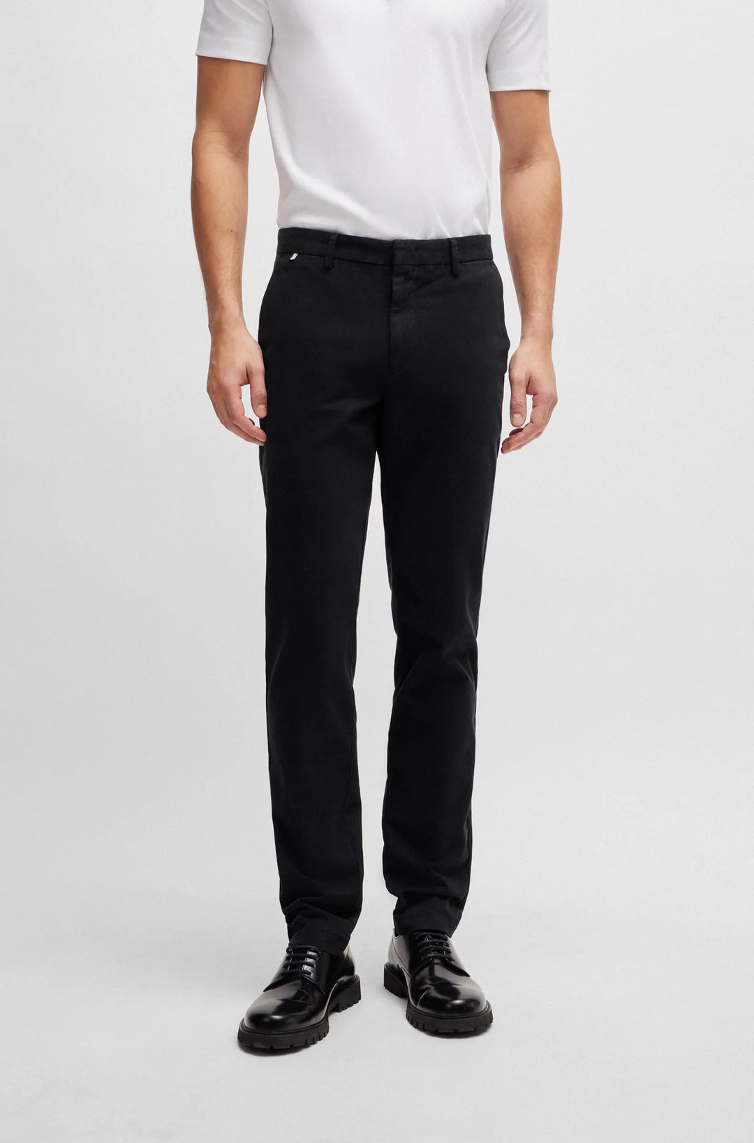 Boss Slim-fit chinos in stretch-cotton gabardine