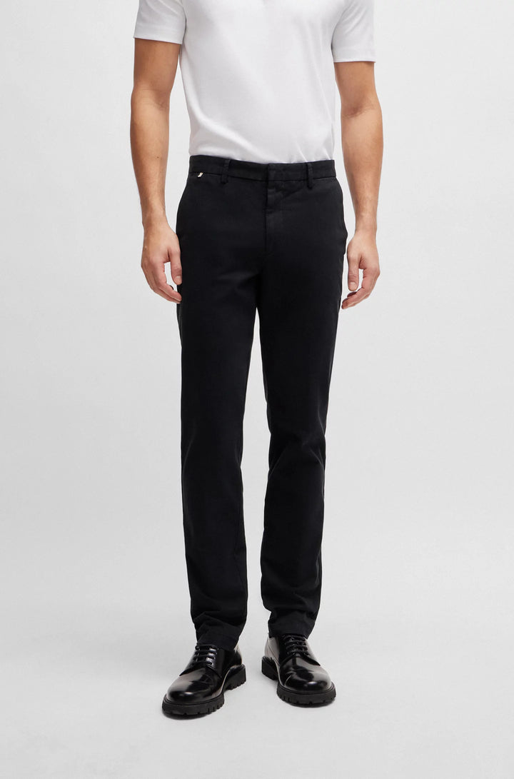 Boss Slim-fit chinos in stretch-cotton gabardine