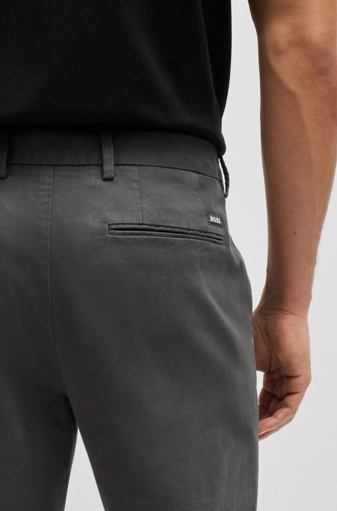 Boss Slim-fit chinos in stretch-cotton gabardine
