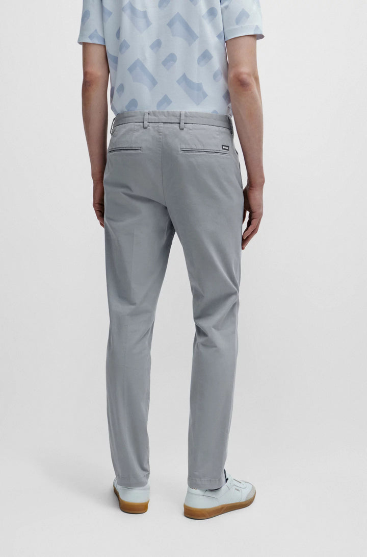 Boss Slim-fit chinos in stretch-cotton gabardine