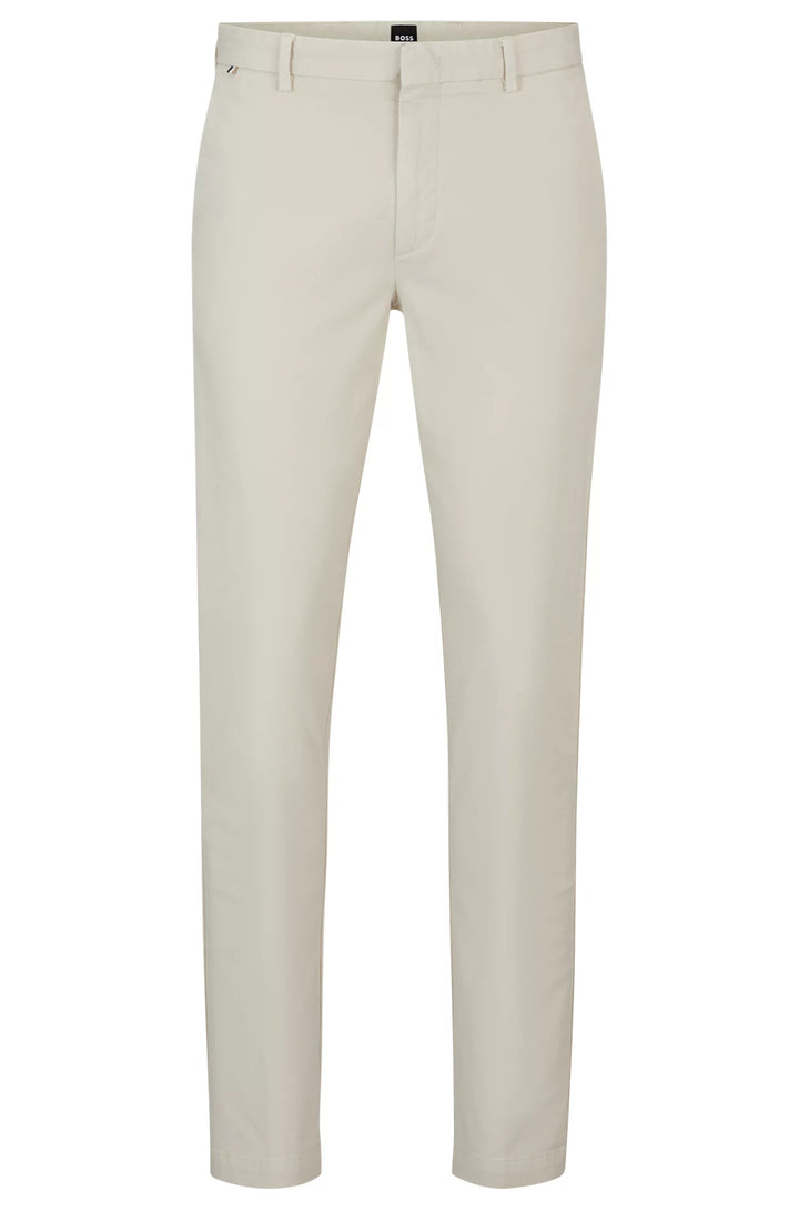 Boss Slim-fit chinos in stretch-cotton gabardine