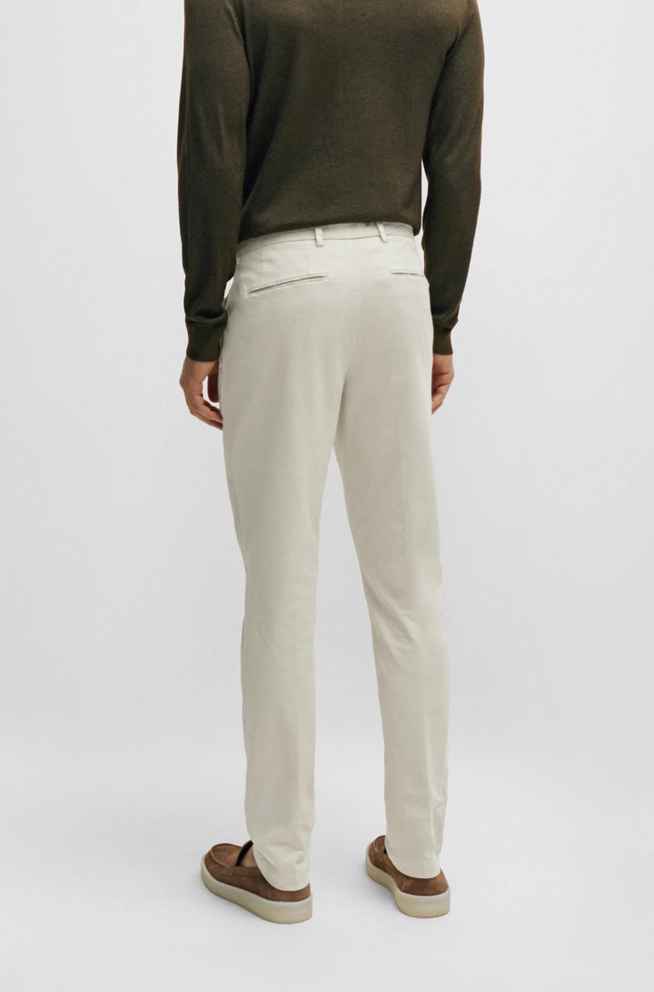 Boss Slim-fit chinos in stretch-cotton gabardine