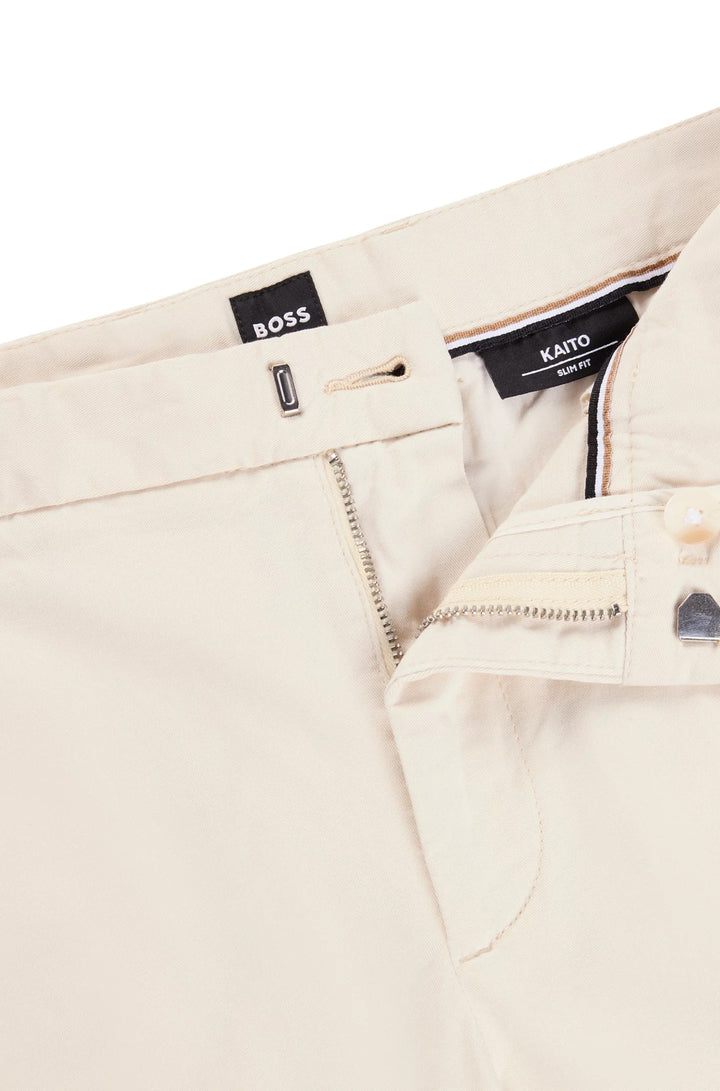 Boss Slim-fit chinos in stretch-cotton gabardine