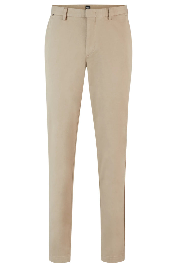 Boss Slim-fit chinos in stretch-cotton gabardine