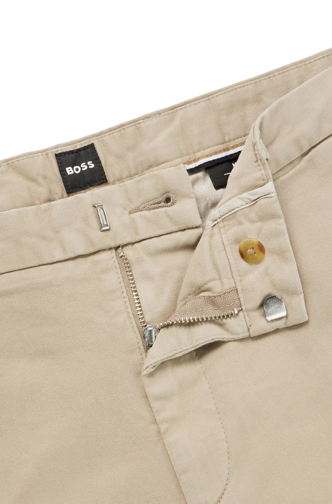 Boss Slim-fit chinos in stretch-cotton gabardine