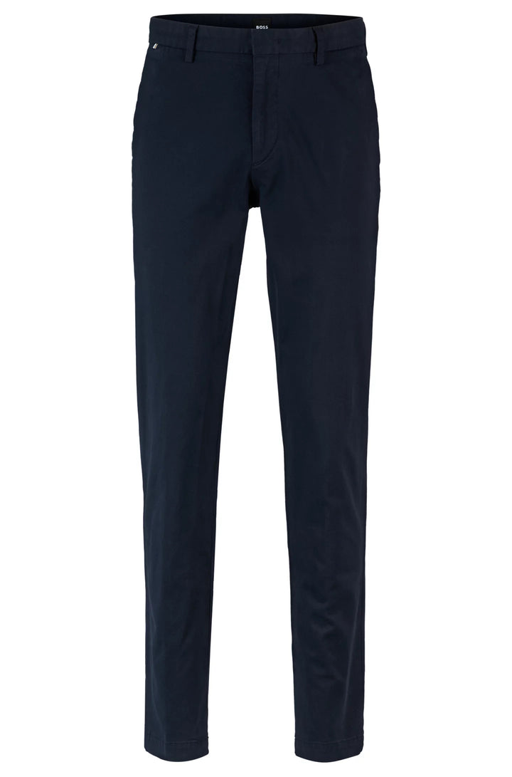 Boss Slim-fit chinos in stretch-cotton gabardine