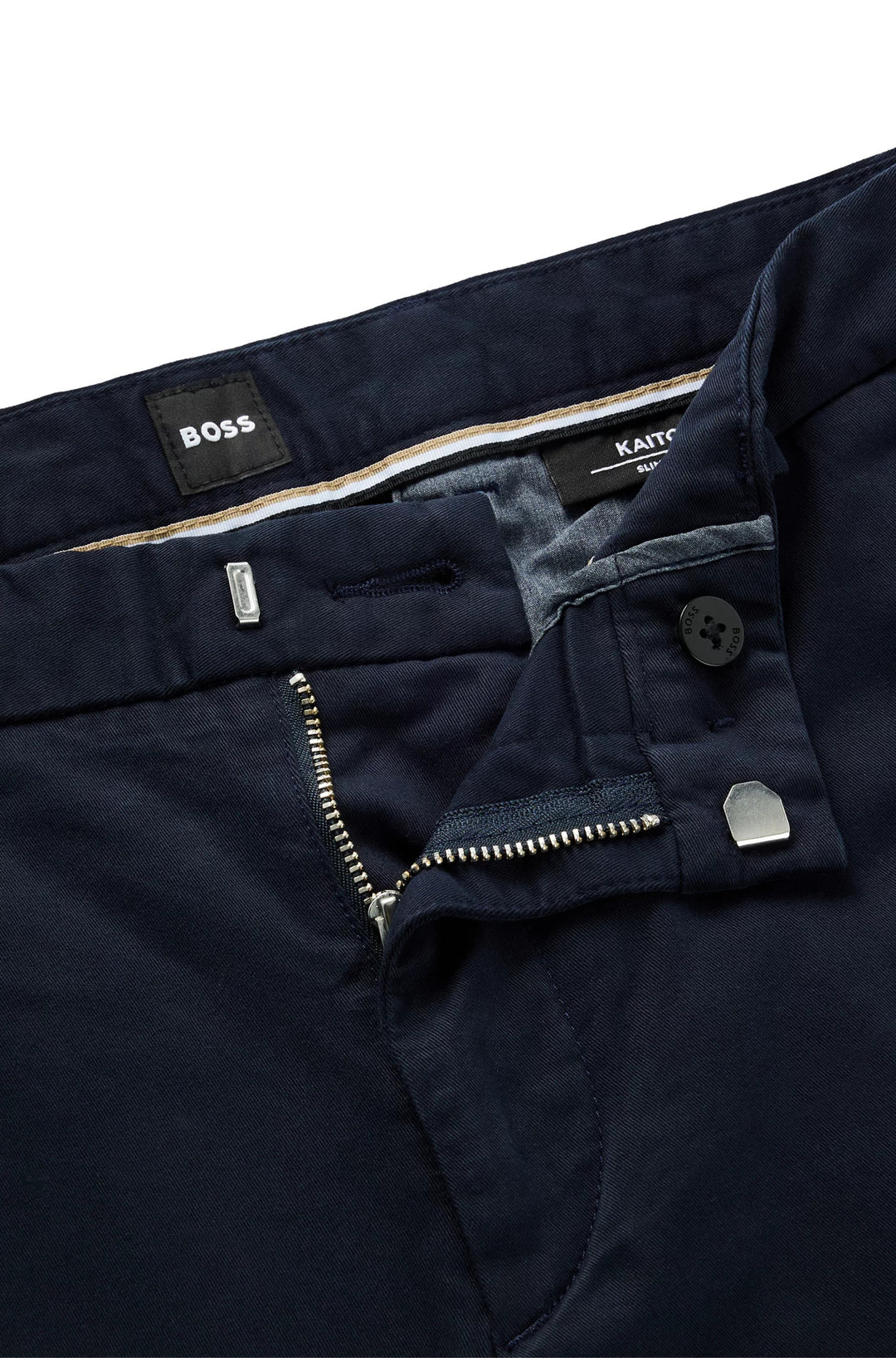 Boss Slim-fit chinos in stretch-cotton gabardine