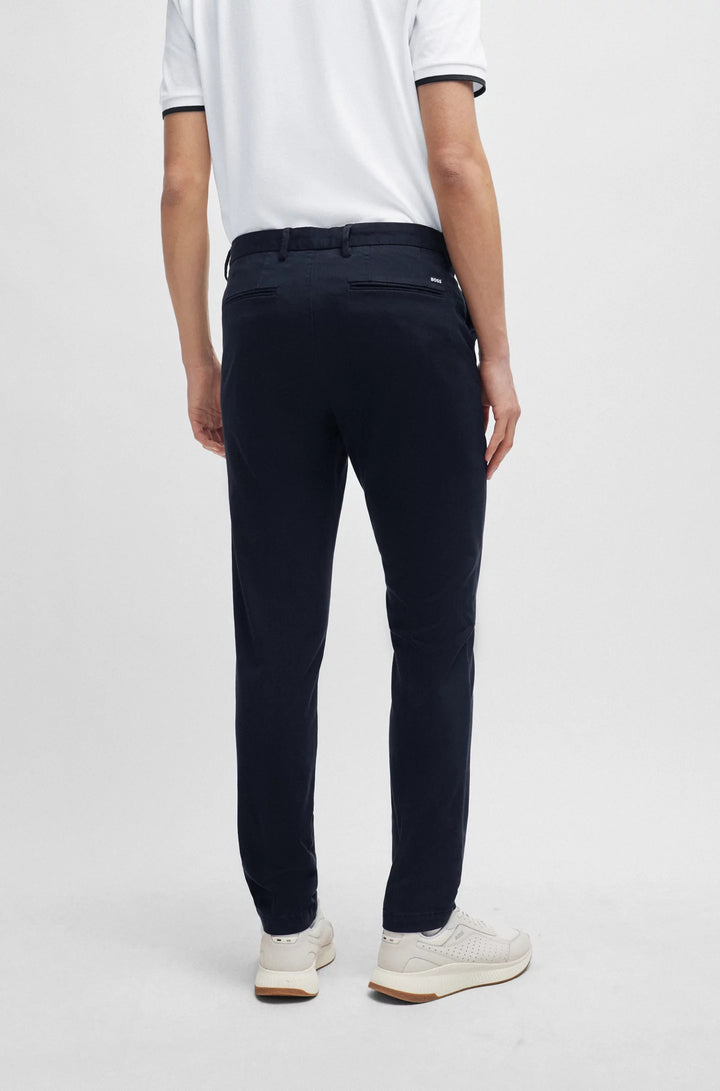 Boss Slim-fit chinos in stretch-cotton gabardine