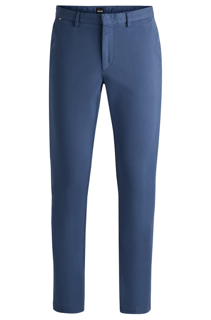 Boss Slim-fit chinos in stretch-cotton gabardine