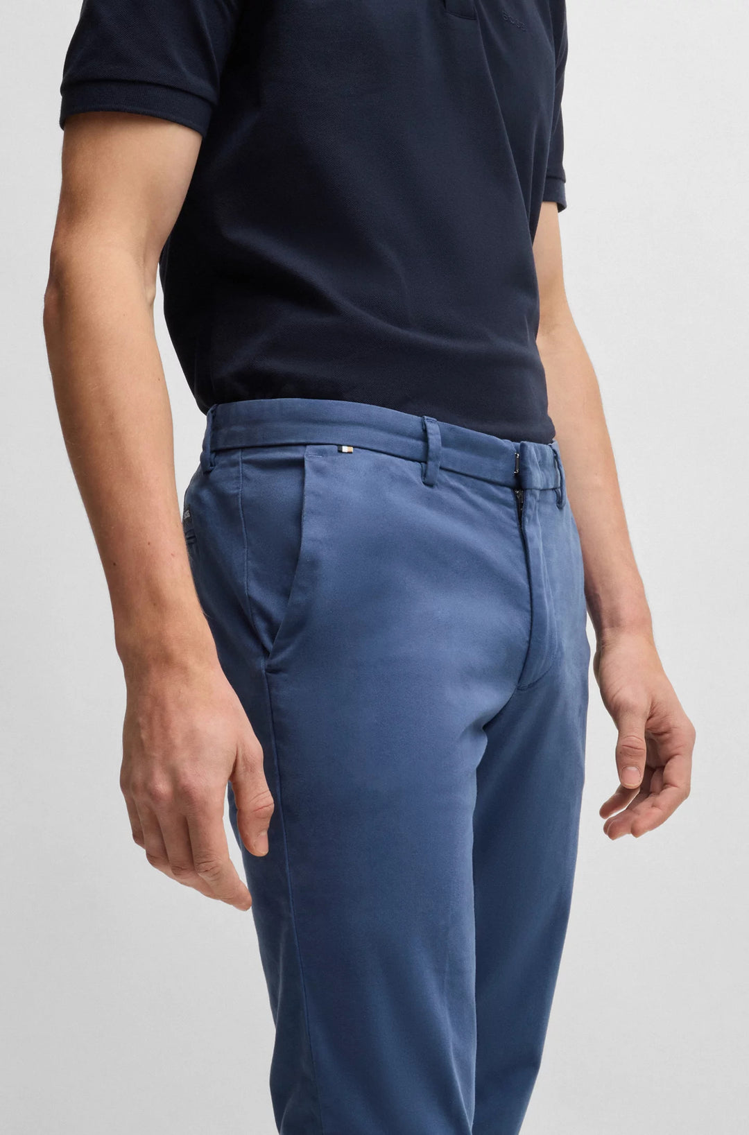 Boss Slim-fit chinos in stretch-cotton gabardine