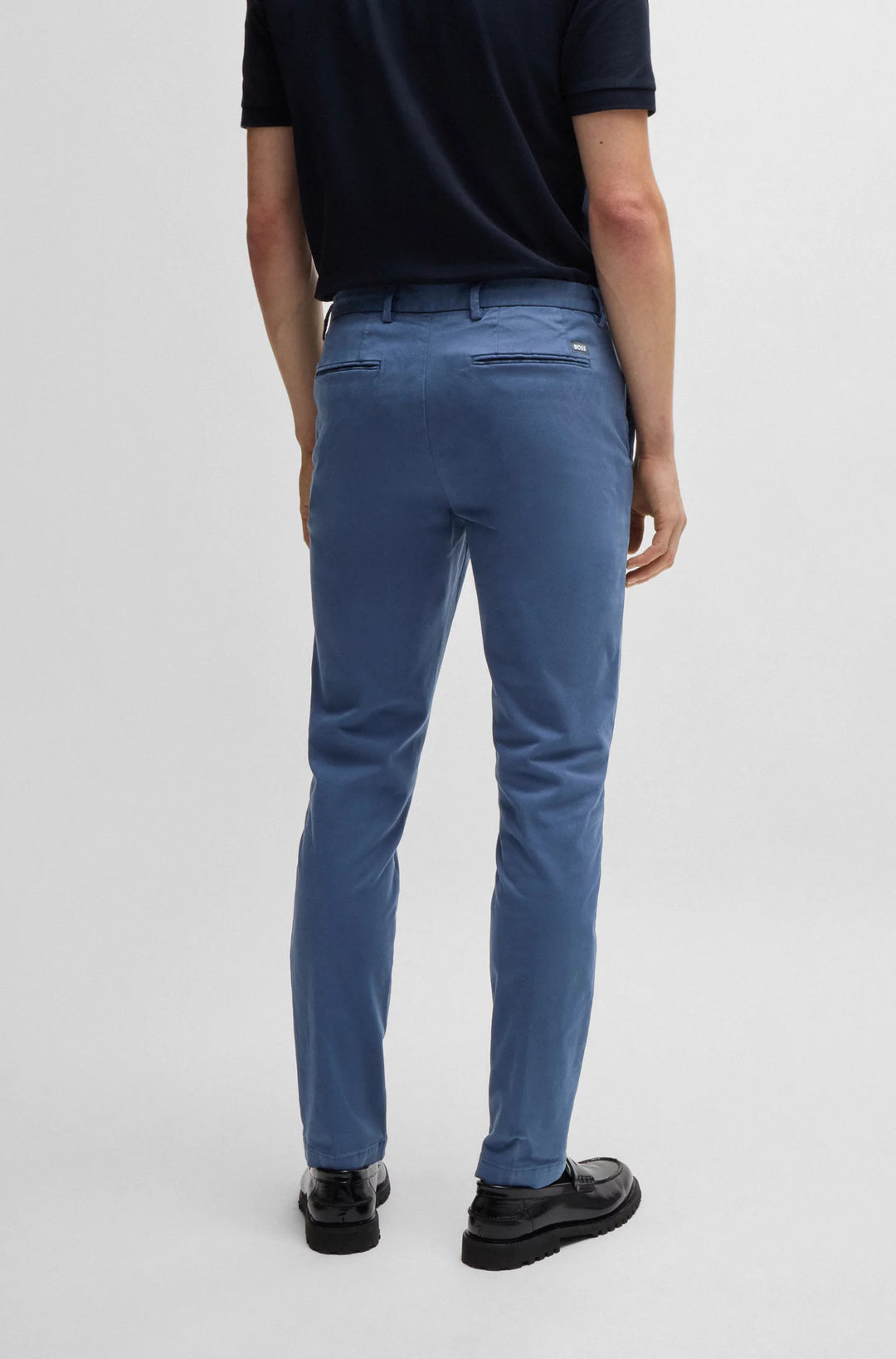 Boss Slim-fit chinos in stretch-cotton gabardine