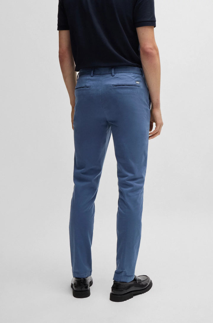 Boss Slim-fit chinos in stretch-cotton gabardine