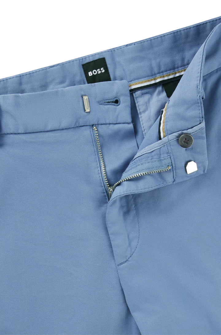 Boss Slim-fit chinos in stretch-cotton gabardine