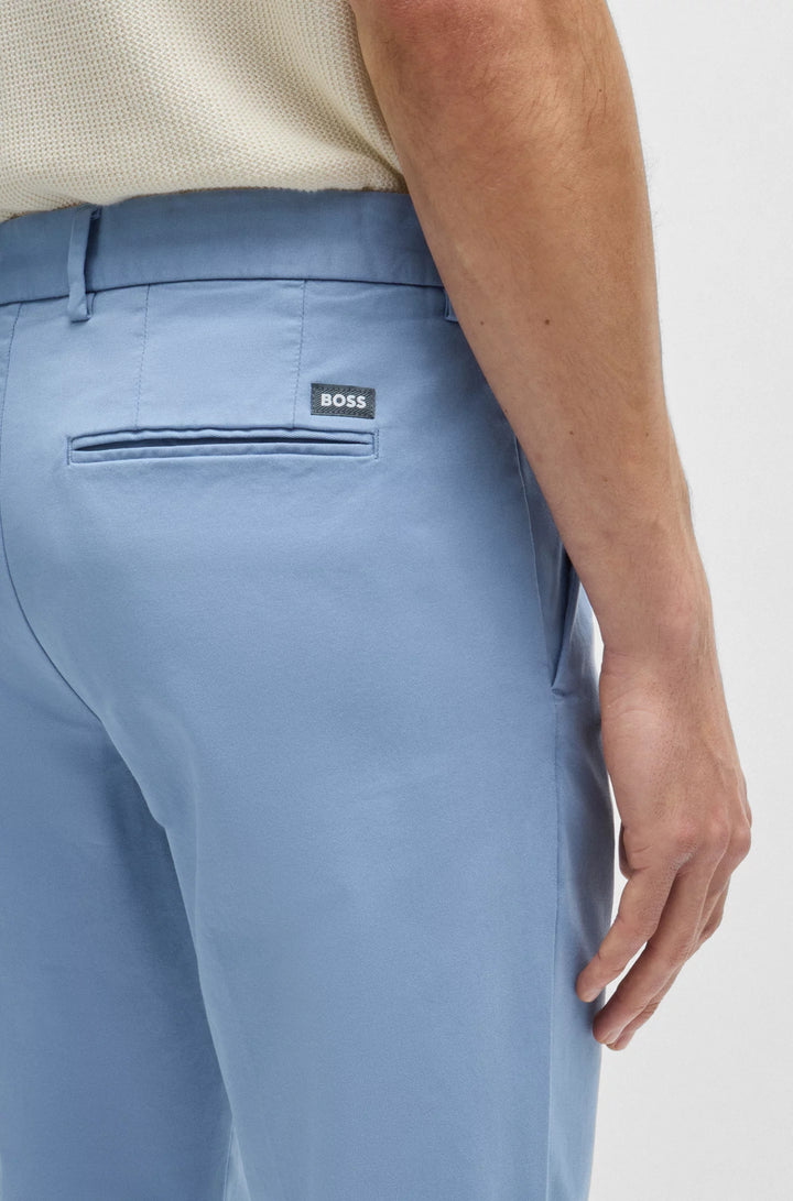 Boss Slim-fit chinos in stretch-cotton gabardine