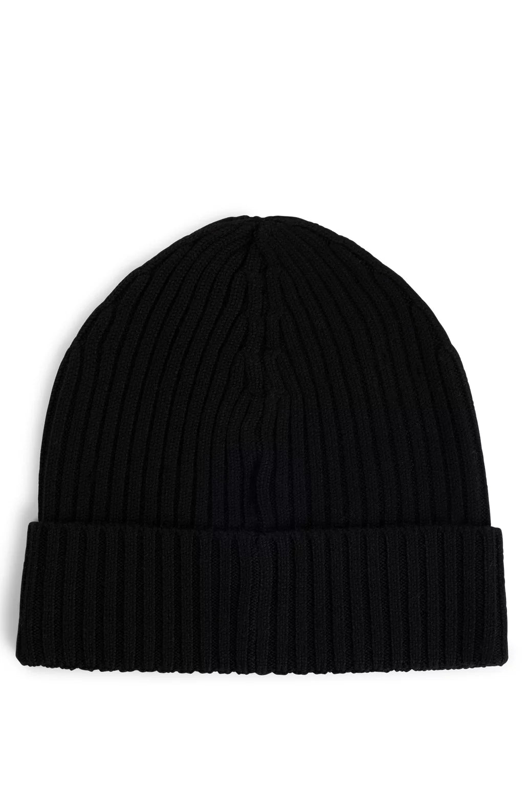 BOSS WOOL BEANIE HAT WITH EMBROIDERED LOGO