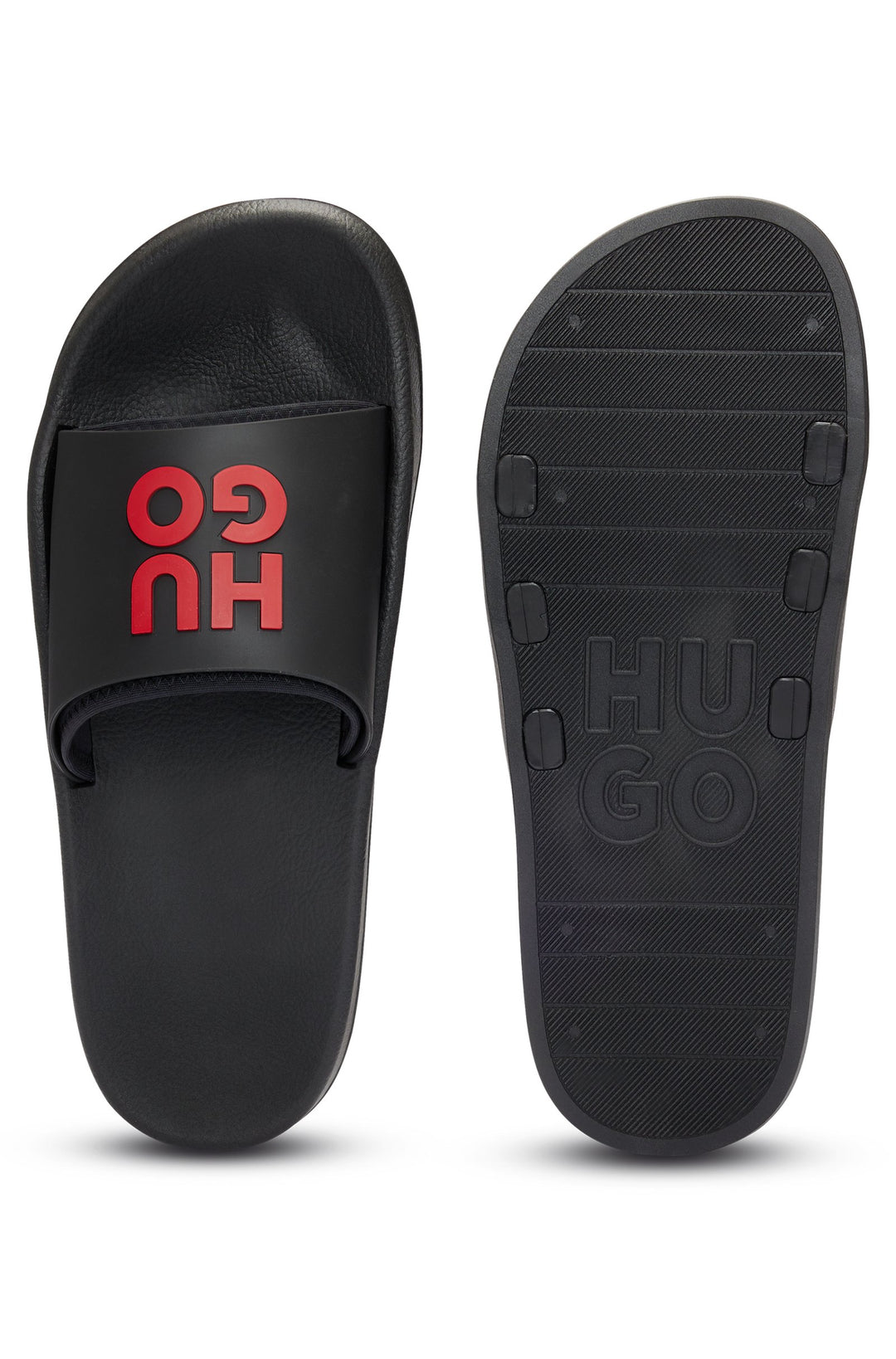 Hugo Slides with logo-branded straps