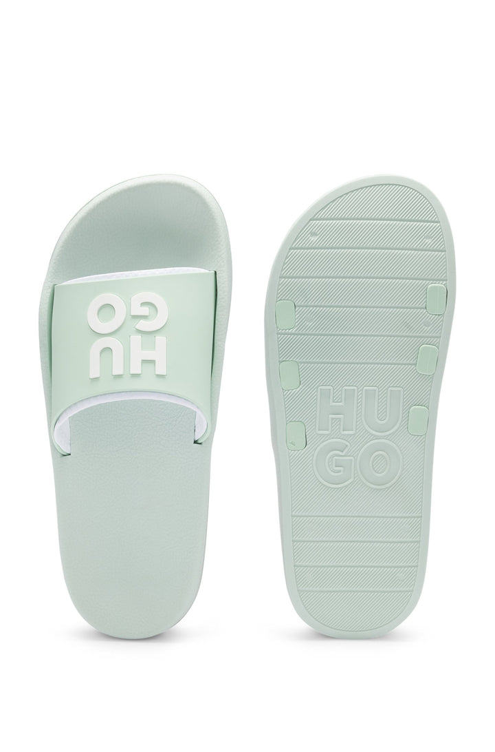 Hugo Slides with logo-branded straps