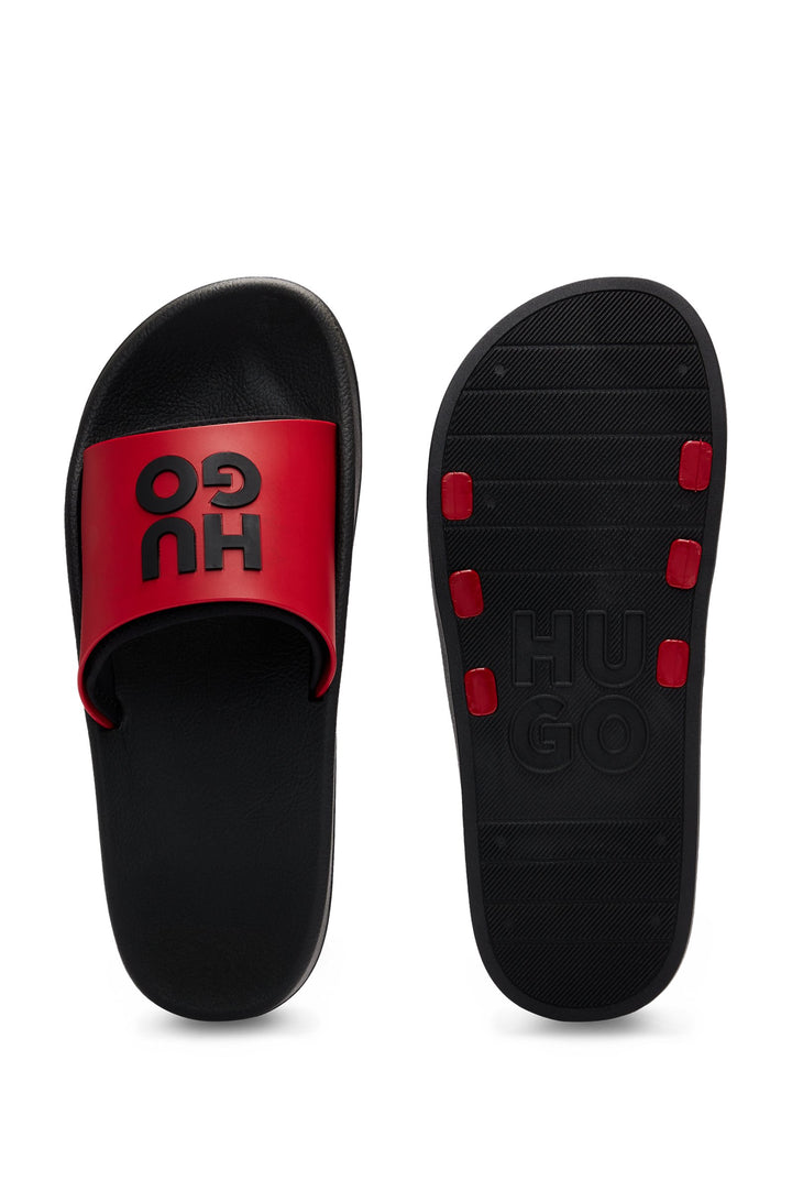 Hugo Slides with logo-branded straps