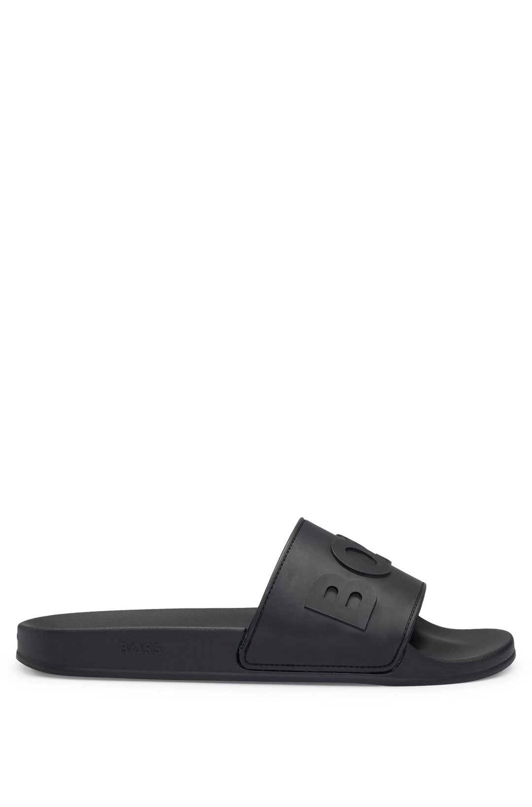 Boss Italian-made slides with raised logo