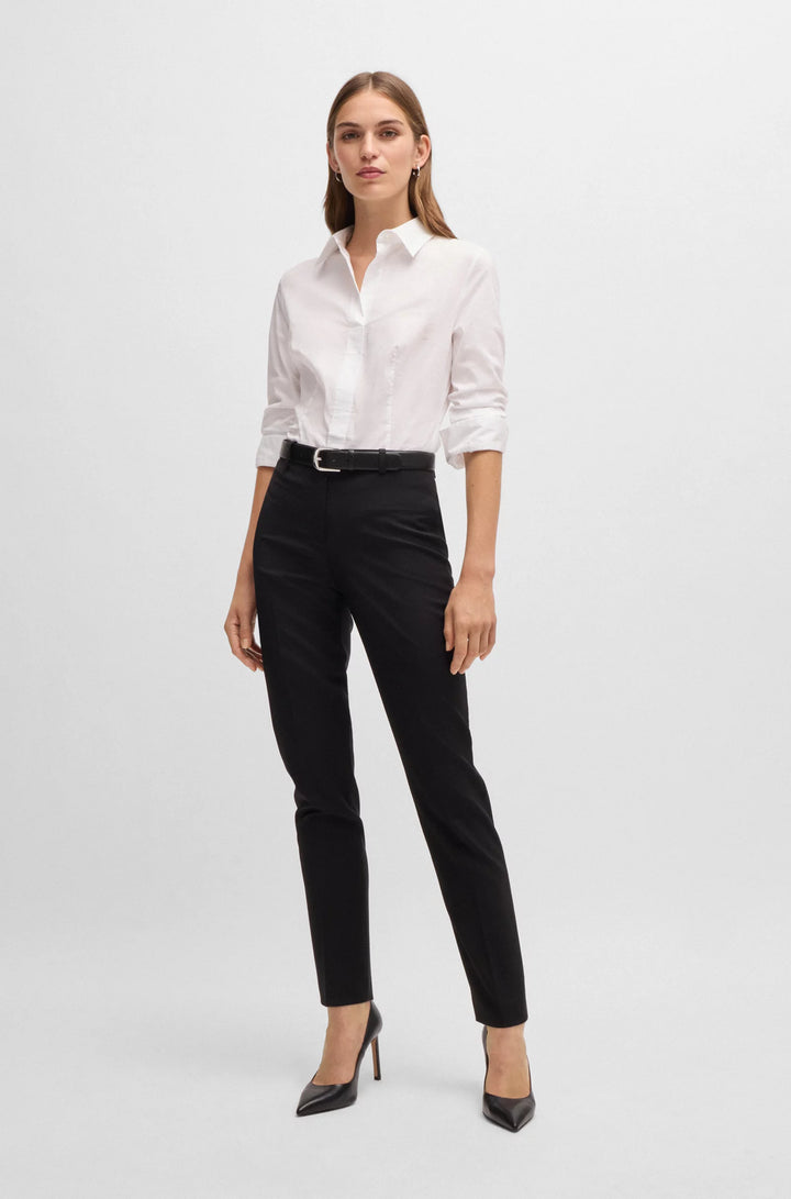 BOSS Slim-fit blazer in a stretch cotton