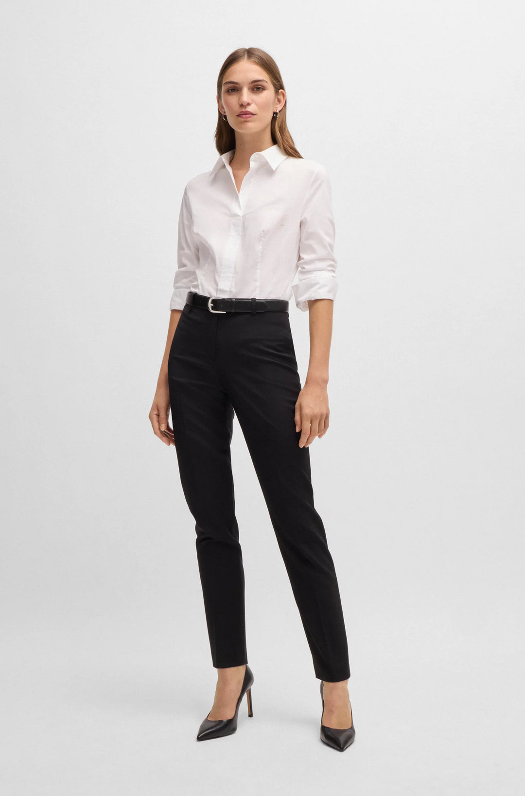 BOSS Slim-fit blazer in a stretch cotton