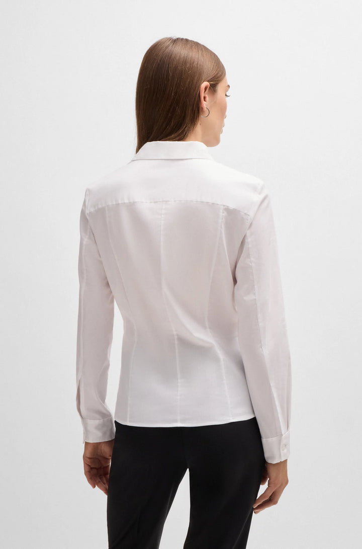 BOSS Slim-fit blazer in a stretch cotton