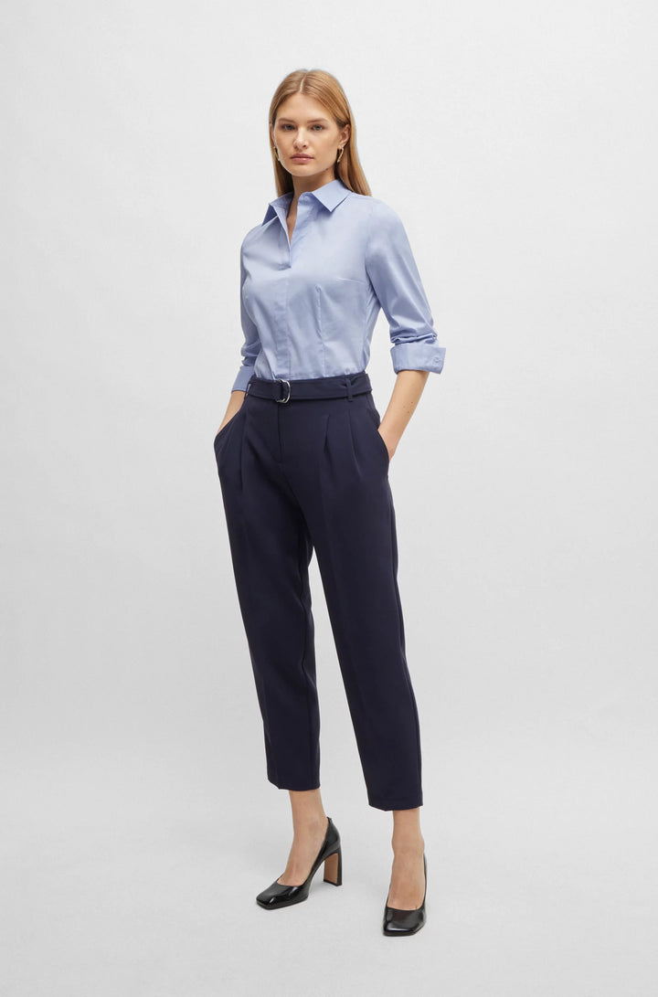 BOSS Slim-fit blazer in a stretch cotton
