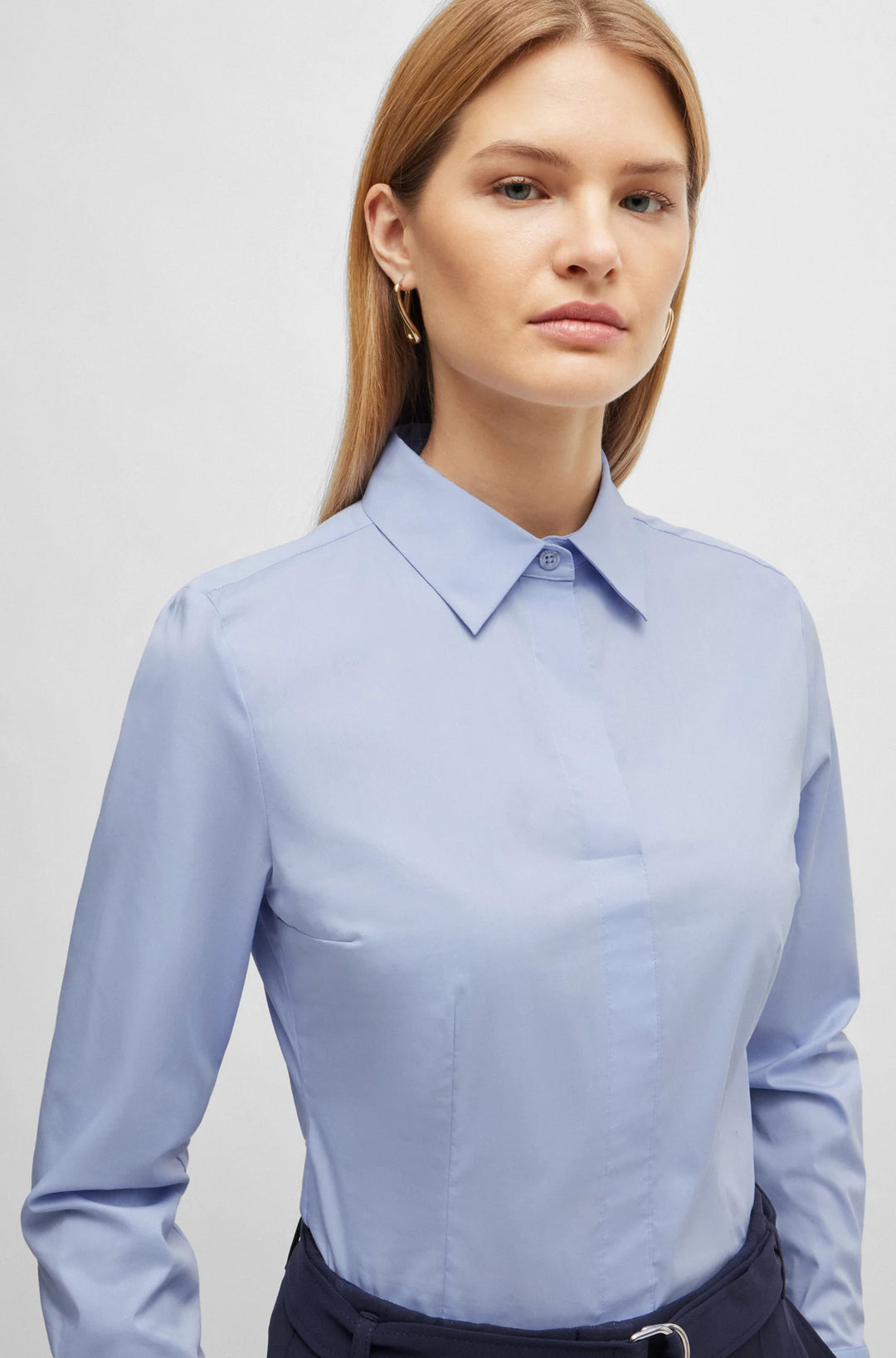 BOSS Slim-fit blazer in a stretch cotton
