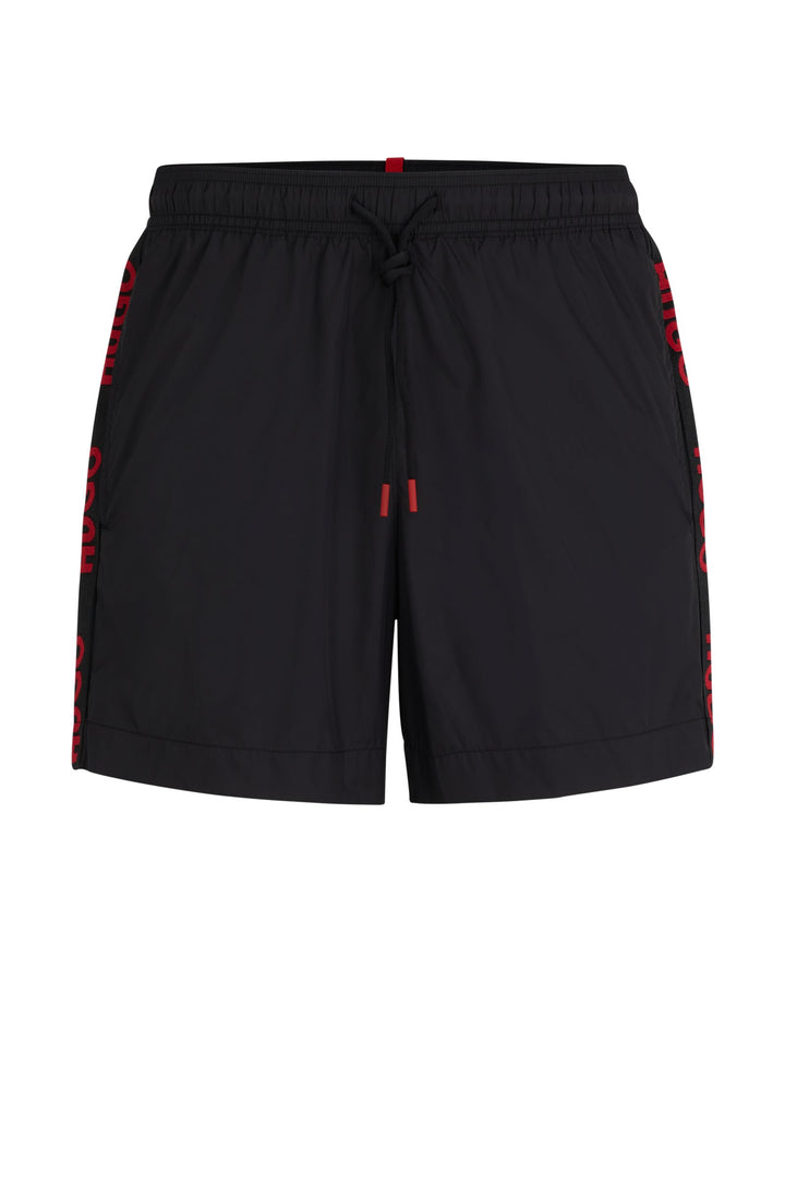 Hugo Fully lined swim shorts with logo tape