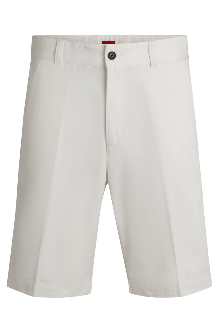 Hugo Regular-fit shorts with slim leg and buttoned pockets