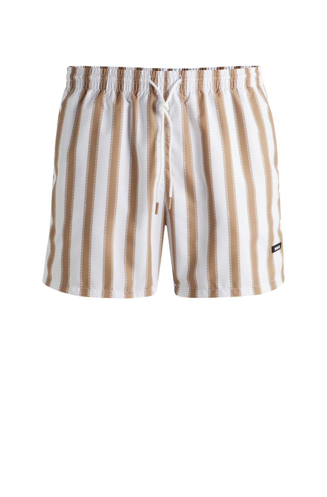 Boss Fully lined swim shorts with seasonal print