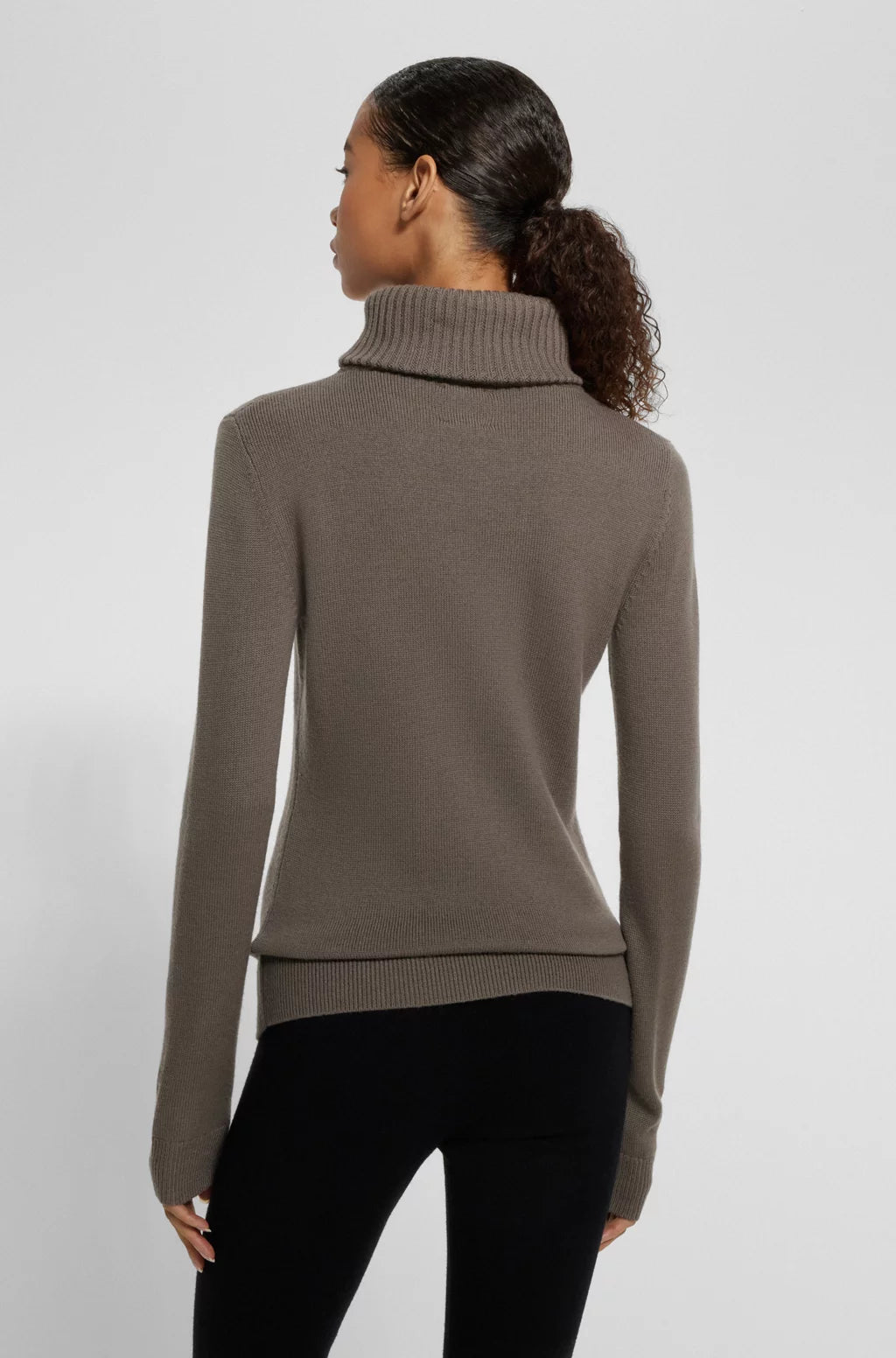 BOSS X PERFECT MOMENT SLOGAN SWEATER IN VIRGIN WOOL