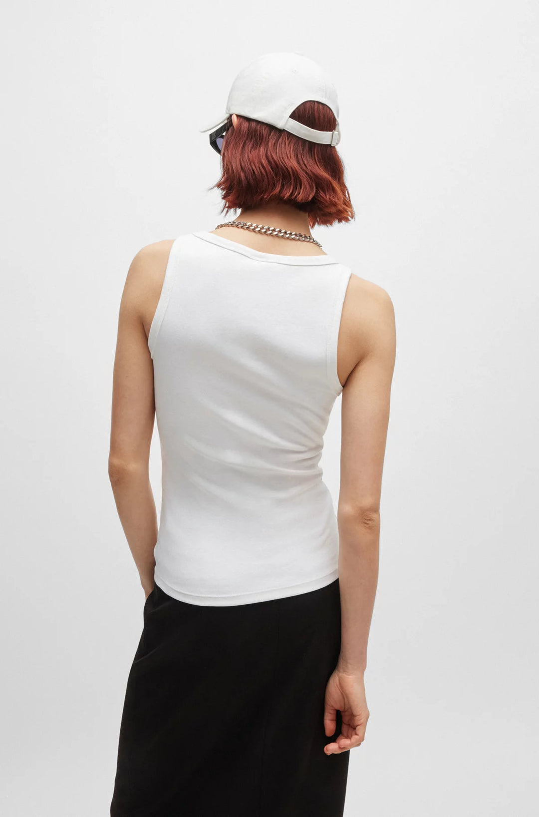 HUGO Tank top with stacked logo