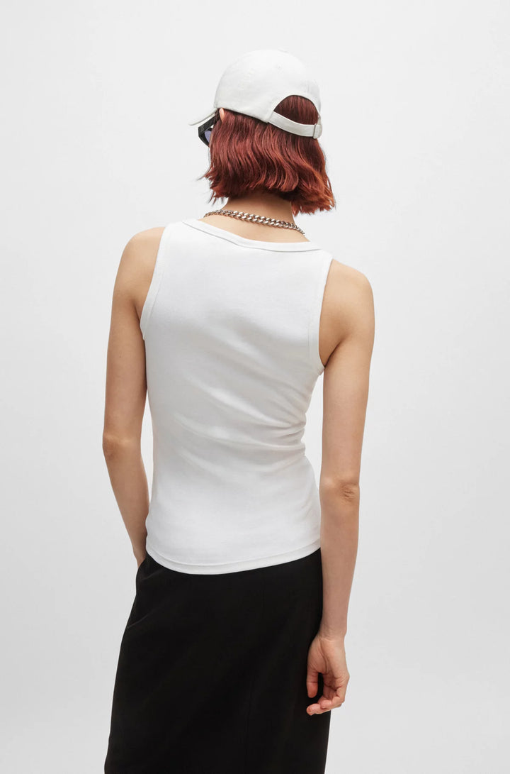 HUGO Tank top with stacked logo