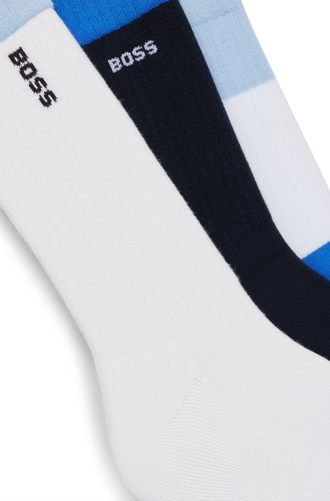 Boss Three-pack of short-length socks with logo details