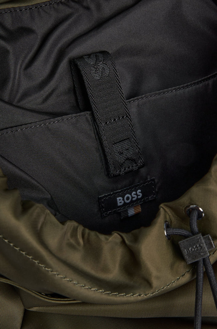 BOSS SELECTED BY SHOHEI OHTANI Multi-pocket backpack with Double B monogram trim