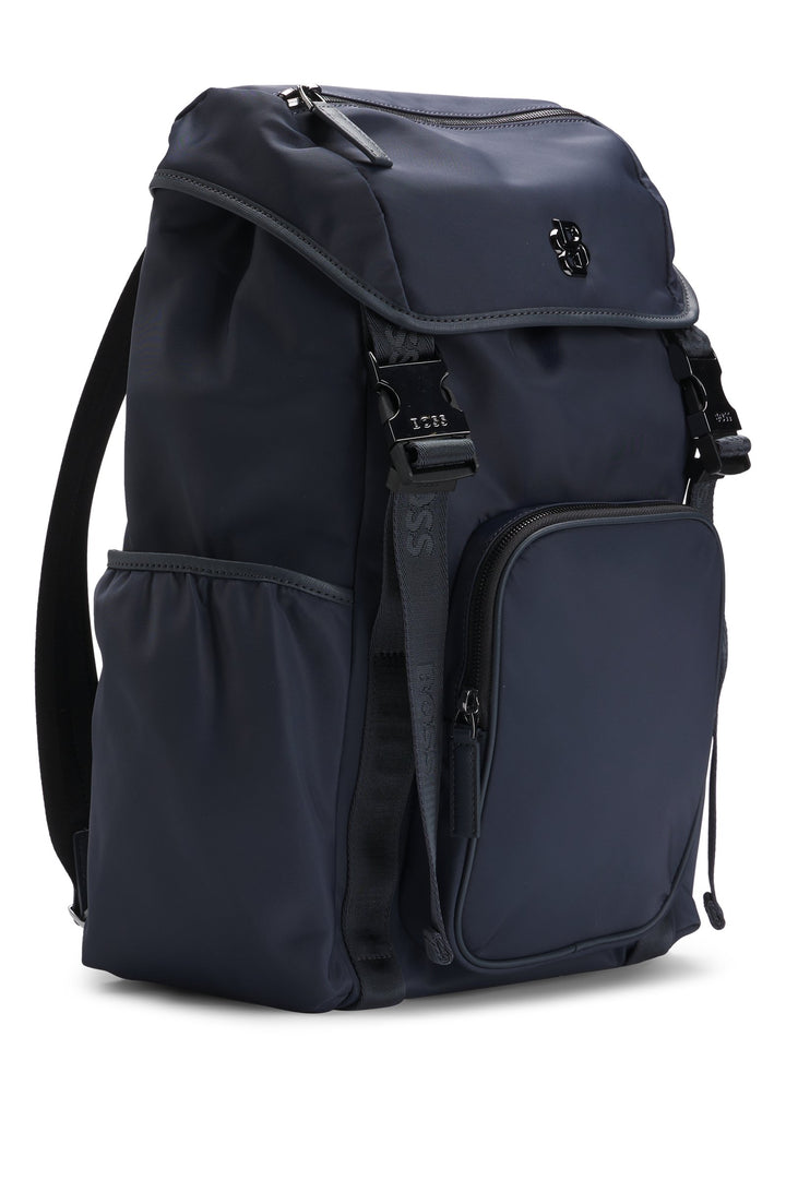 BOSS SELECTED BY SHOHEI OHTANI Multi-pocket backpack with Double B monogram trim