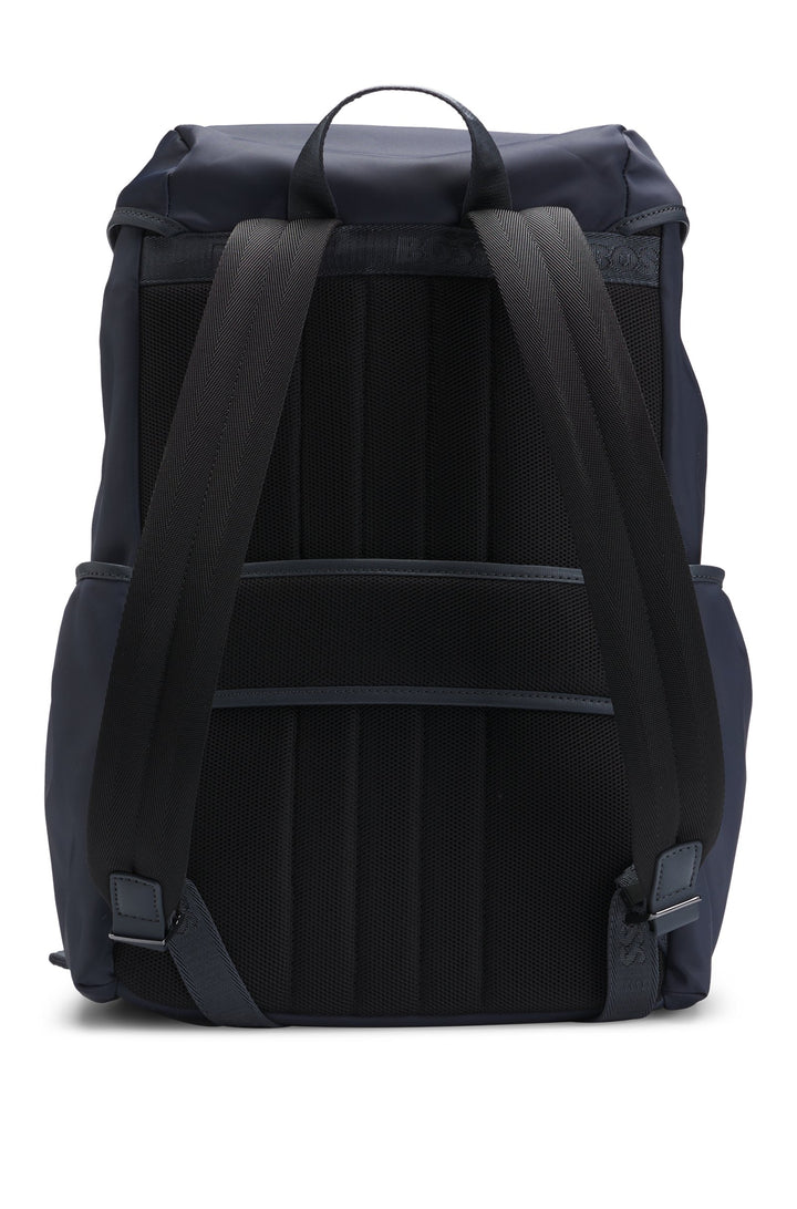 BOSS SELECTED BY SHOHEI OHTANI Multi-pocket backpack with Double B monogram trim
