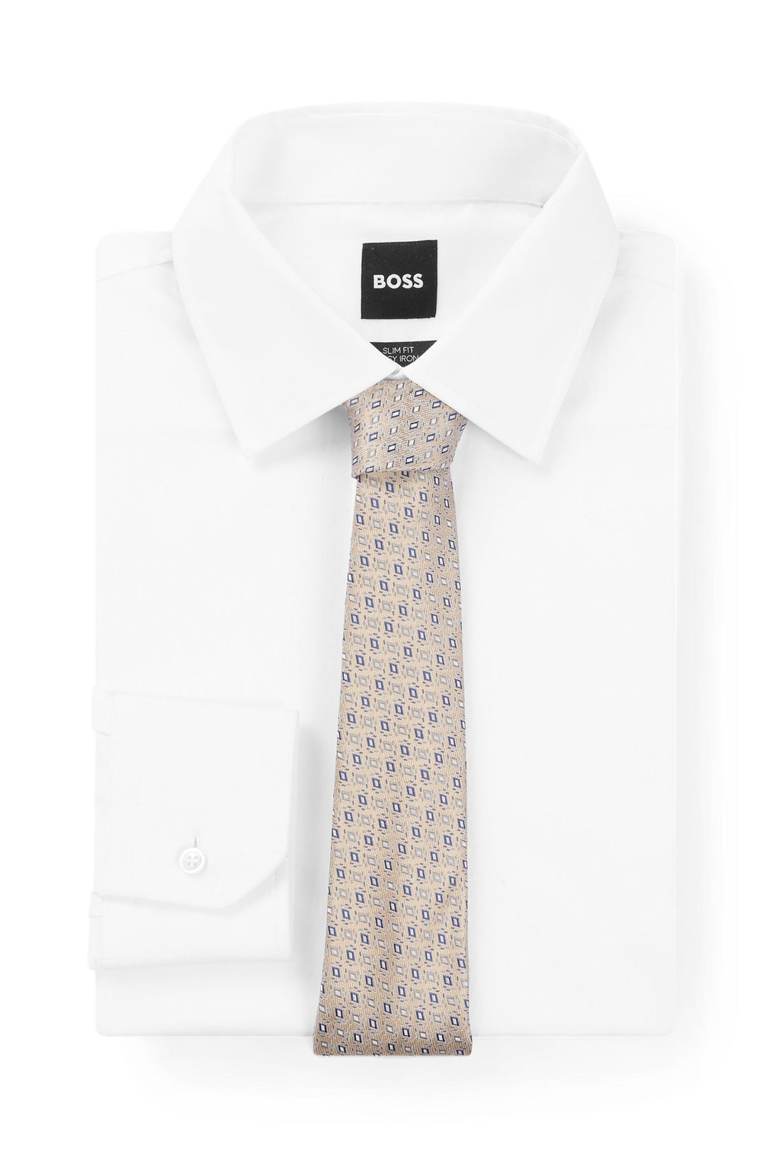 Boss Silk tie with jacquard pattern