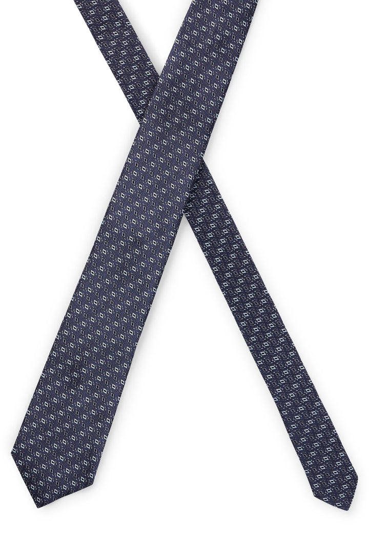Boss Silk tie with jacquard pattern