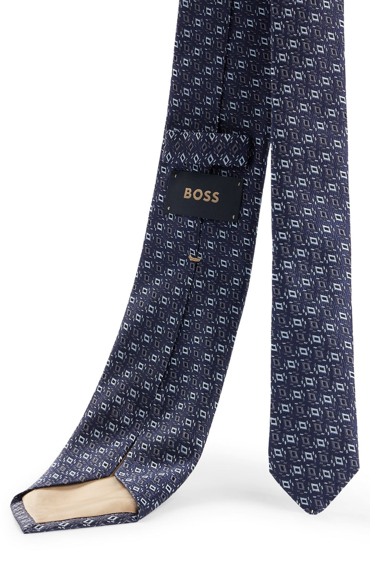 Boss Silk tie with jacquard pattern