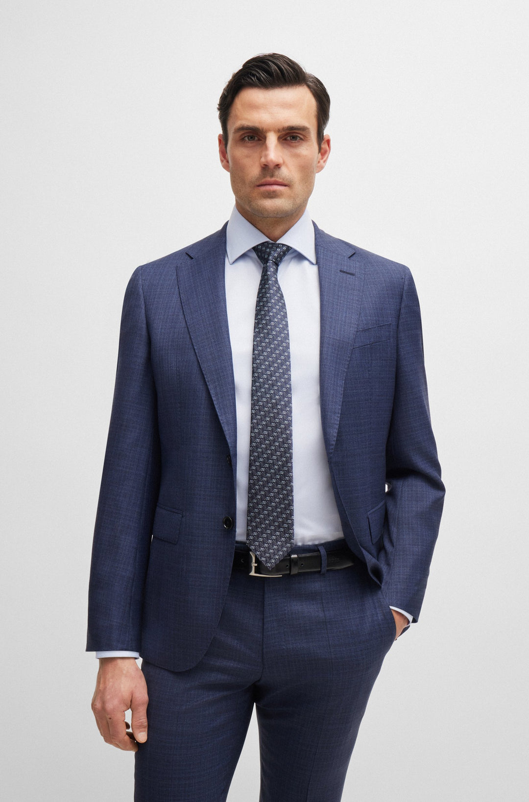 Boss Silk tie with jacquard pattern