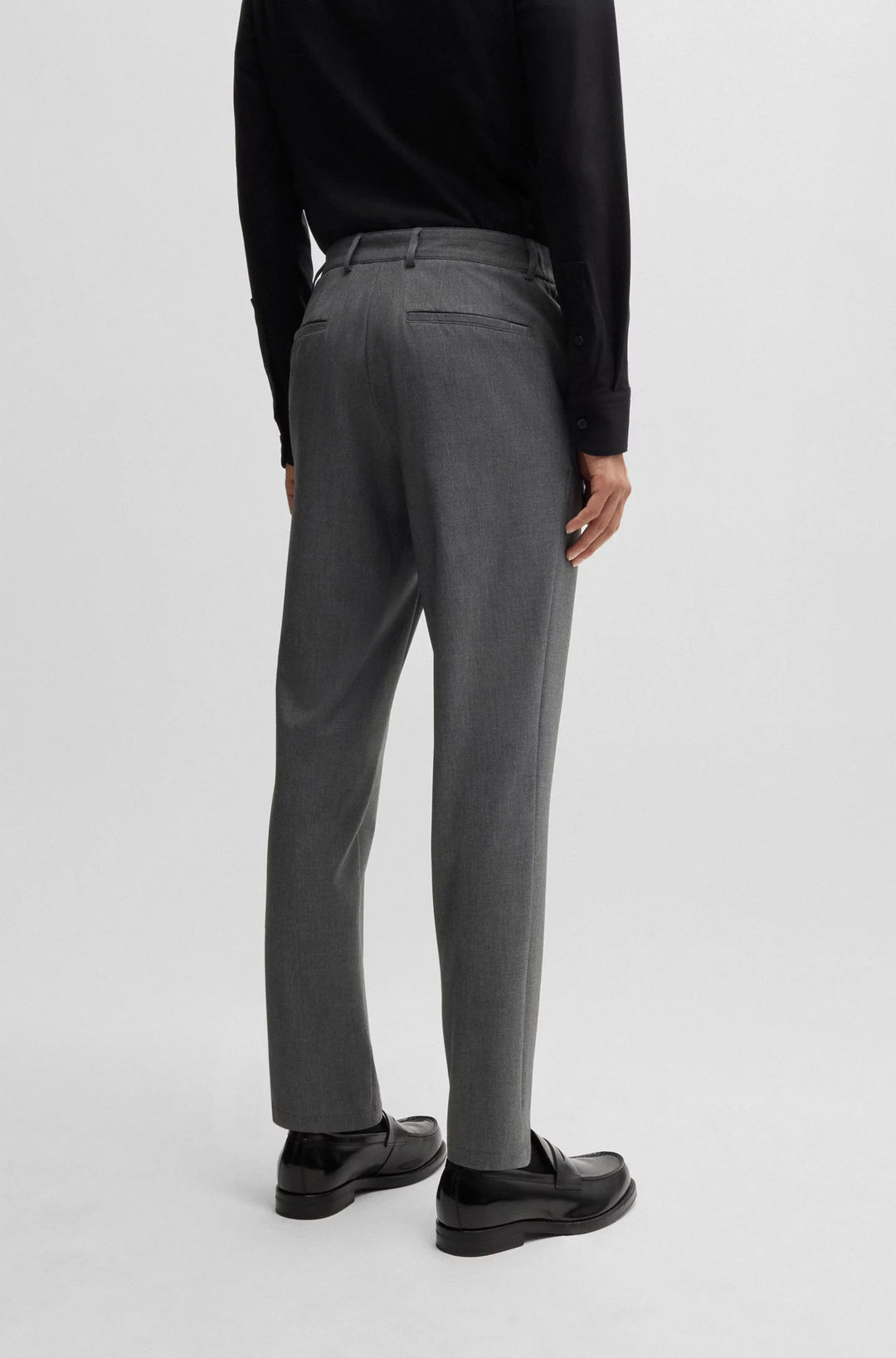 Boss Packable slim-fit trousers with four-way stretch